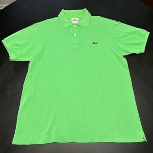 Lacoste Polo in Bright Green